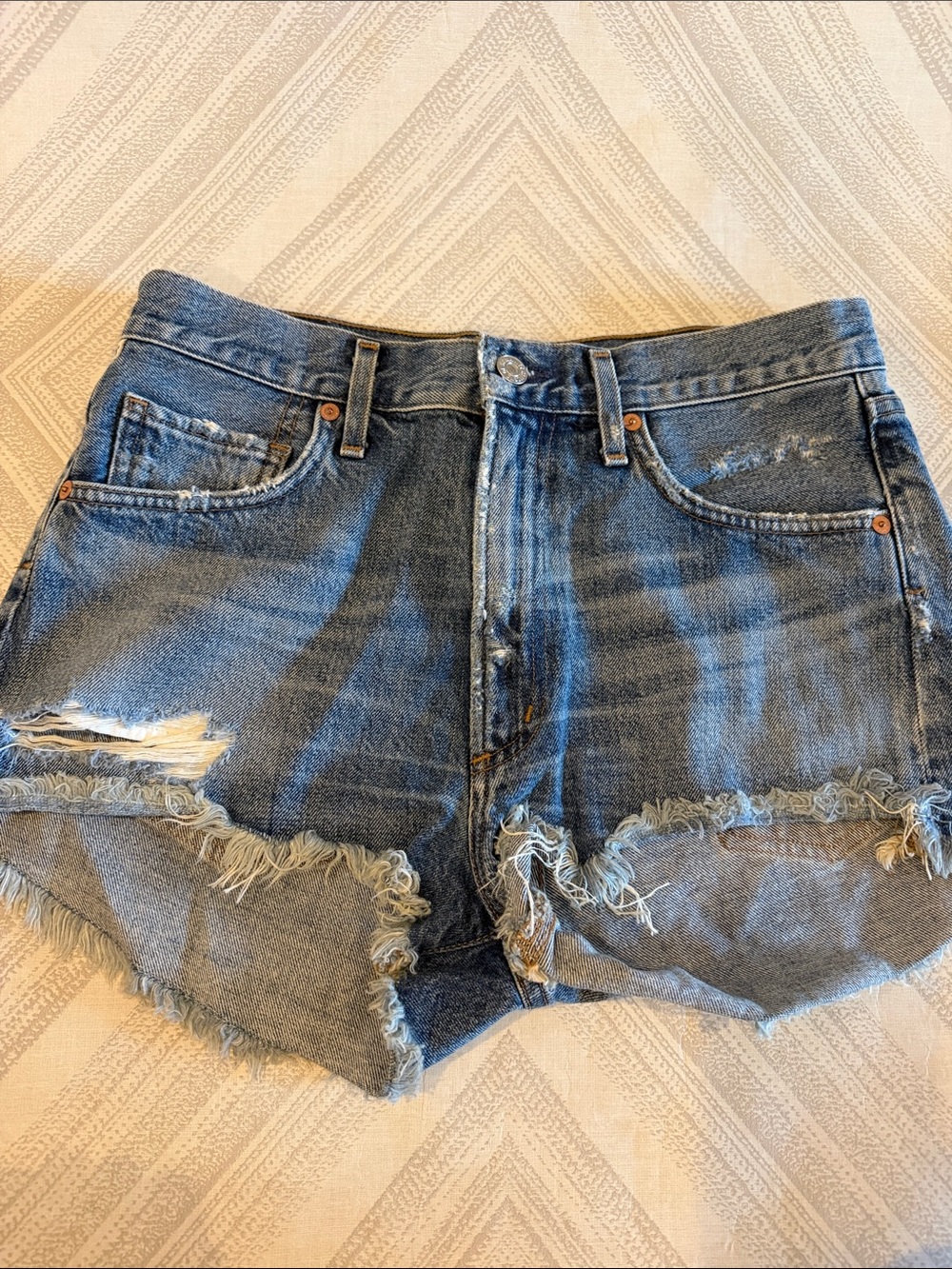 Citizens of Humanity Premium Vintage Denim Cutoff Shorts Size 27